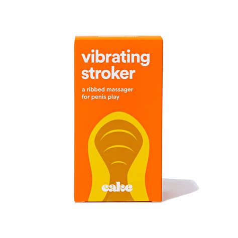 Hello Cake Vibrating Stroker, Rechargeable Intimate Massaging ...
