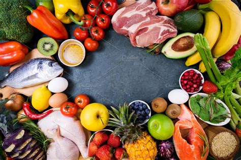 Healthy food background featuring food, healthy, and balance | Food ...