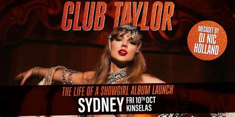 Club Taylor SYD: The Life of a Showgirl Album Launch - Friday 10th ...