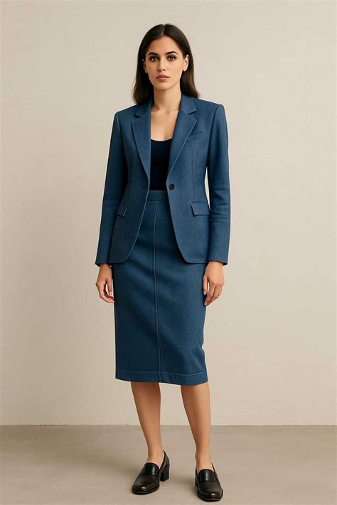 15 Denim Pencil Skirt Outfit Ideas for Every Season and Occasion