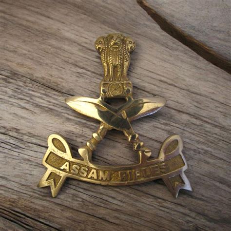 ASSAM RIFLES Indian Police Military Navy Air Force CAST Safe Plaque Pl ...