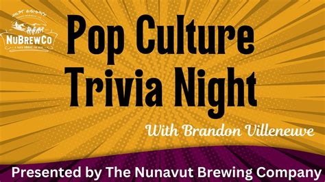 Brandons Pop Culture Trivia, 2025 Iqaluit Lane, Iqaluit, NU, Canada ...