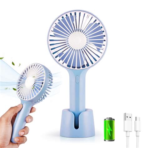 Buy Gesto Mini Portable Table Fan or DC Fan - 3 Speed Modes Handheld ...