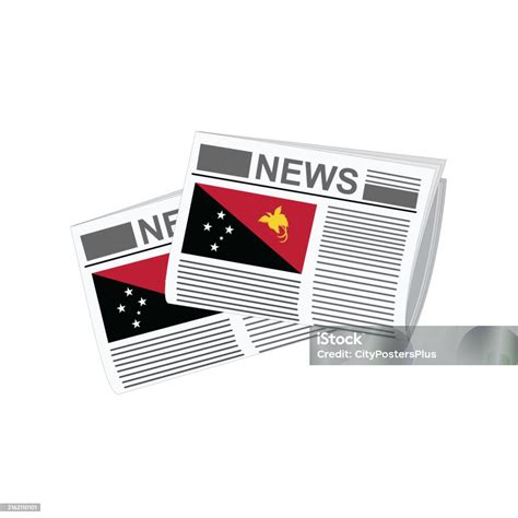 Ilustración de Periódicos De Papúa Nueva Guinea Noticias Ilustración ...