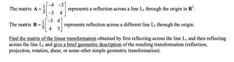 Reflection Matrix across a Line 的图像结果