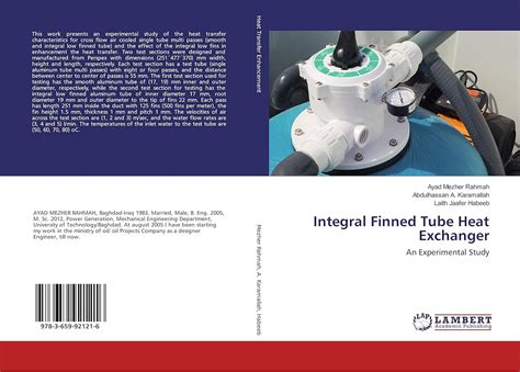 Integral Finned Tube Heat Exchanger: An Experimental Study : Laith ...
