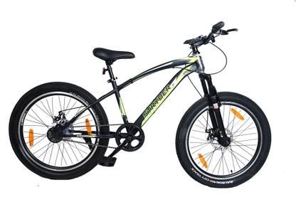STRYDER Semi Fat Bike Gelon Dual Disc Front Suspension 24 T Mountain ...