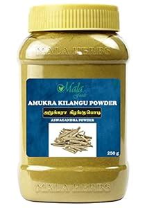 Buy MALA Amukkara kilangu Powder -250 G/Ashwagandha Powder -250 Gms ...