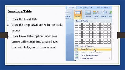 MS Word Simple Table Tutorial for Grade 4 ICT 的图像结果