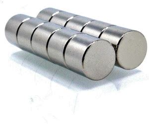ART IFACT 10 Pieces of 13mm x 10mm Neodymium Magnets - N52 Disc ...