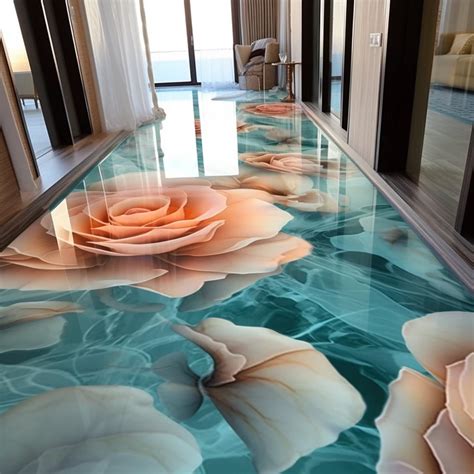 Ultra Realistic 8k Epoxy Resin Floor: Identical 3d Flooring • PromptDen