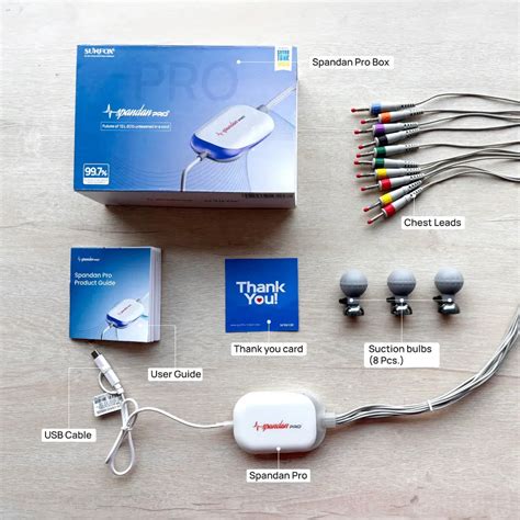 Sunfox Spandan Pro | Portable ECG Machine | Medical Grade 12 Lead ECG ...