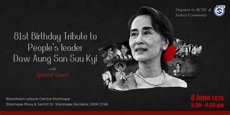 Prayer for Myanmar: 81st Birthday Tribute to Daw Aung San Suu Kyi ...
