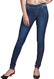 ADBUCKS Women's High Waist Tummy Tucker Stretchable Denim Jeggings ...