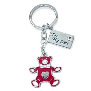 AUGEN Premium Love 8 Stainless Steel Keychain Metal For Gifting With ...