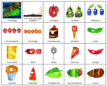 *Activity Cards* for The Very Hungry Caterpillar by Eric Carle | TPT