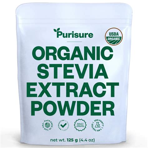 Purisure Stevia Concentrated Powder 125 G Premium Zero Calorie ...