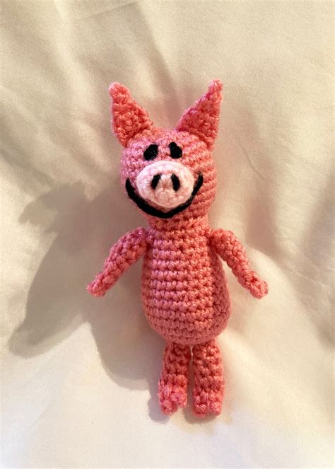 Mo Willems Character Crochet Pattern (NOT A FINISHED PRODUCT) - Piggie ...