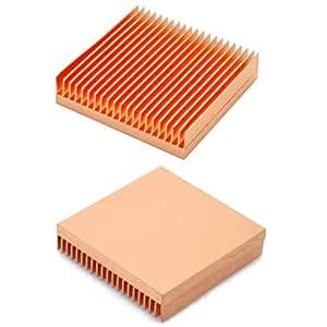 Pure Copper Heatsink 30x30x7mm / 1.18x1.18x0.28 inches for Electronic ...