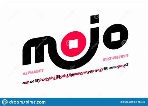 Linked letters font stock vector. Illustration of creativity - 267745520