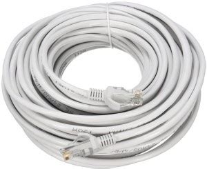 DazzelOn Ethernet Cable 20 m Ethernet Lan Cable Grey Network Internet ...