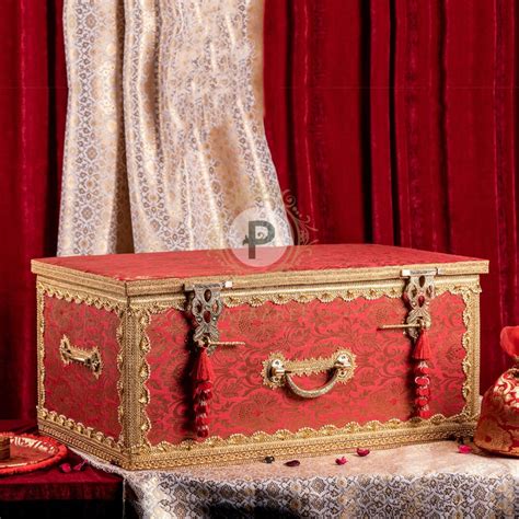 Handcrafted Bridal Trousseau Trunk Box | Wedding Peti Box | Pataaree ...