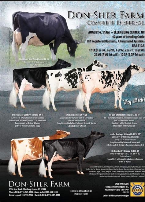 Fraley Auction Company, Inc. | Don-Sher Farm Complete Dispersal