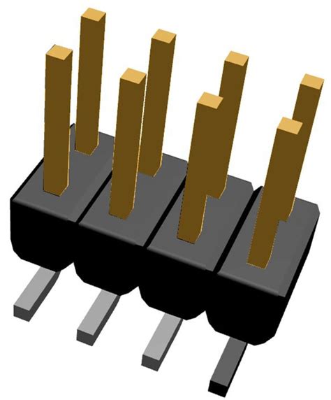 1241050-4 TE Connectivity | TE Connectivity AMPMODU MOD II Series ...