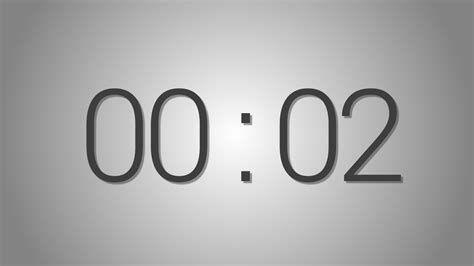 2 Seconds countdown Timer - 5 beep at the end | Simple Timer (two sec ...