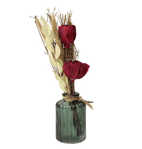 Sherrie Floral Crimson Red Aromatic Diffuser - Rose Scent