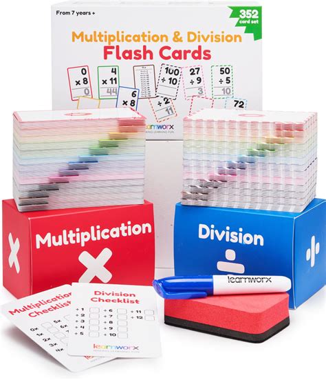 Amazon.com : JoyCat Multiplication Flash Cards + Pop Fidget Chart- 156 Hole Punched Math Game ...
