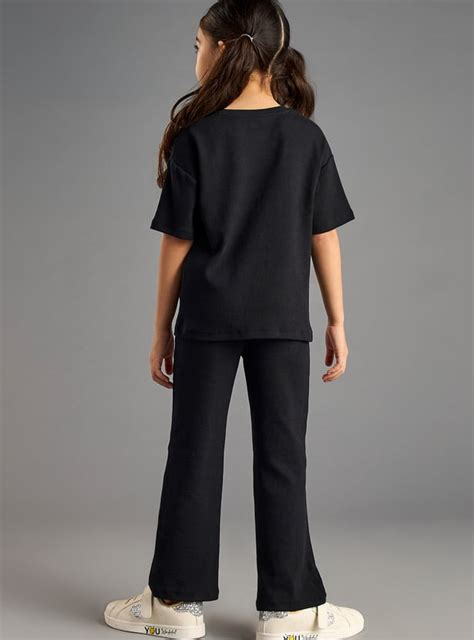 Buy Girls Ribbed Co-ords Set Online at just Rs. 799.0 - 1000015148294 ...