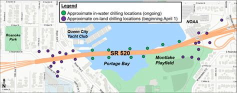 SR 520 and Trail closed across Lake Washington April 5-8; Portage Bay ...