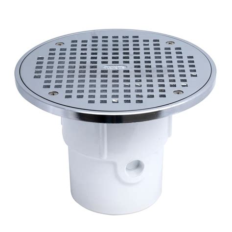 Oatey 72367 PVC General Purpose Pipe Fit Drain with 8-Inch Cast CHR ...