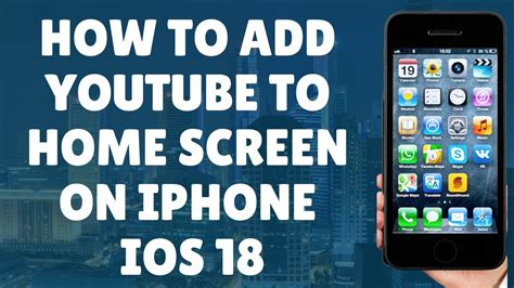 Add YouTube to Home Screen 的图像结果