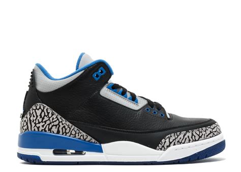 Air Jordan 3 Retro "sport Blue" - Air Jordan - 136064 007 - black/sport ...