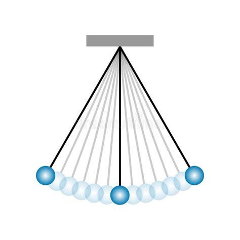 Diagram of Simple Pendulum Harmonic Motion. Stock Illustration - Illustration of length, mass ...