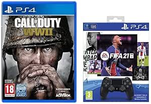 Buy ACTIVISION Call of Duty: WWII (PS4)+Sony EA Sports FIFA 21 (Game CD ...