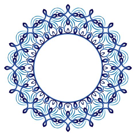 Premium Vector | Decorative round ornament ceramic tile pattern pattern ...