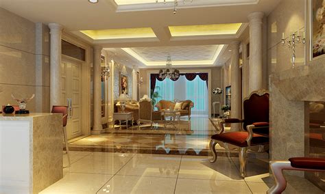 现代元素与中式文化结合的商务酒店装修效果图-杭州众策装饰装修公司