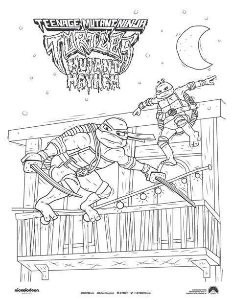 Ninja Turtle Coloring Pages