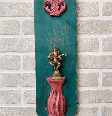 Nataraj Ganesha Wall Art 35 | Rustic Wall décor | Traditional Wall Art ...