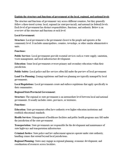 Functions of Local Government 的图像结果