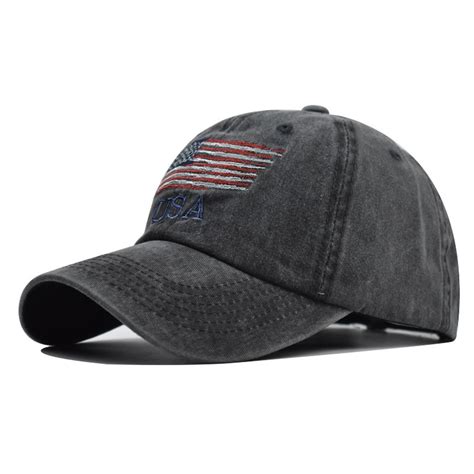 Gaecuw Patriotic Cap Hat Mens And Fashion Flag Letter Retro Street ...