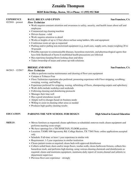 Floor Tech Hospital Job Description at Fanny Payton blog