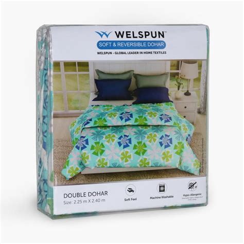 Buy SPACES Welspun Reversible Double Bed Dohar - 225 x 240 cm from ...