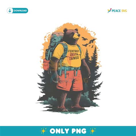 FDT Resist Bear Foxtrot Delta Tango Anti Trump Png Digital Download ...