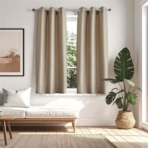 Buy Sierra Set of 2 Woven Light Filtering Window Curtains from Home ...