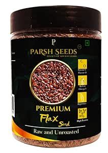 PARSH SEEDS Premium Flax Seeds 150g (Jar Pack) - Alsi Seeds | Flax ...