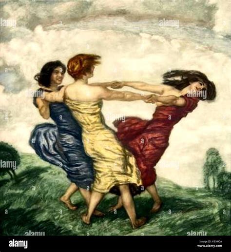 Franz von Stuck Ringelreihen Stock Photo - Alamy